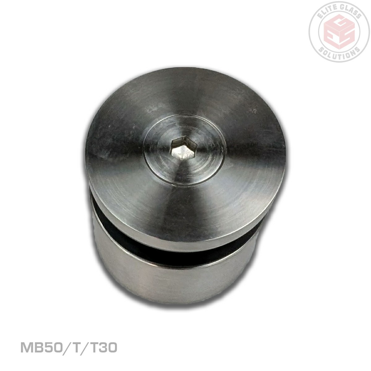 Anchor - Heavy Duty - Single Disc - 50mm Diameter - 30mm Spacer - Satin Stainless Steel